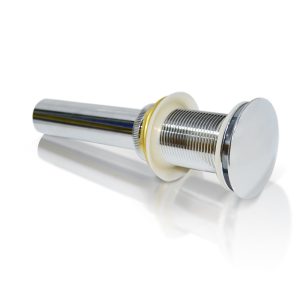 DeerValley DV-1D601 & DV-1D801 Pop-Up Bathroom Meta-Cap and Ceramic-Cap Bathroom Sink Drain without Overflow