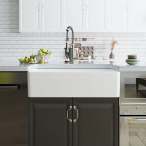 DeerValley DV-1K505 Farmhouse Kitchen Sinks Scratch Resistant Large Single Bowl