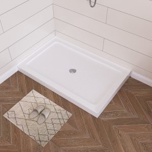 DeerValley DV-1SB0107 Shower Bases,  2-4‰ Sloped Drainage & 3-Sided Flange,Non-slip Design With Multiple Sizes