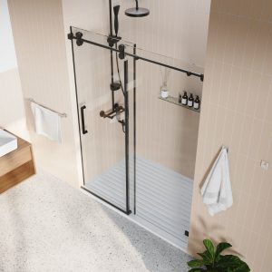 DeerValley DV-1SD057 60"x 76" Shower Enclosure Single Sliding Frameless