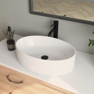 DeerValley DV-1V0049 Vessel Sinks Minimalist Design Durable Ceramic Scratch-Resistant