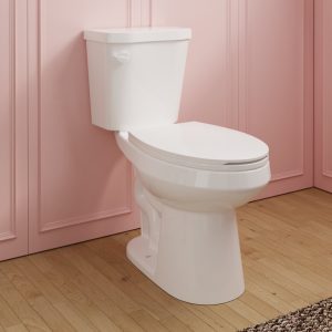 Deervalley DV-2F0076 Two-Piece Elongated Toilet, 12" Rough-in Single-Flush