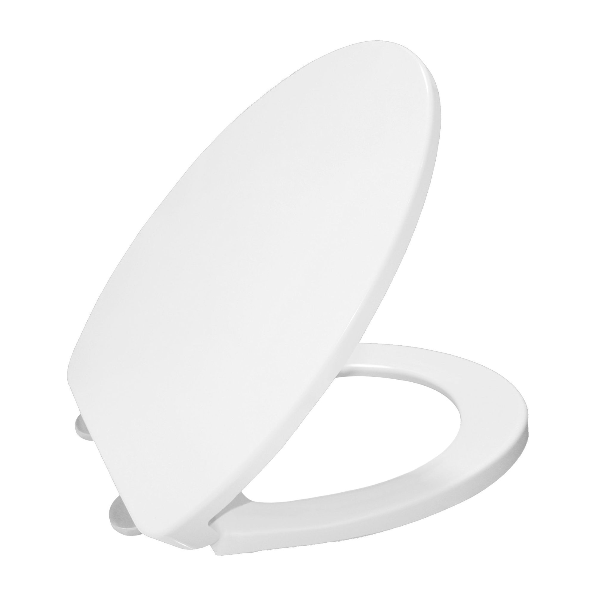 DeerValley DV-F068S21 Quick-Release Soft-Close Elongated Urea Formaldehyde Resin (UF) Toilet Seat  (Fit with DV-1F52816/DV-1F52828/DV-1F52829 )