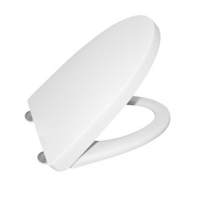 DeerValley DV-F636S11 Quick-Release Slow-Close Plastic Elongated Polypropylene Toilet Seat (Fit with DV-1F52636)