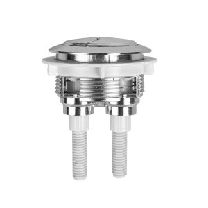 DeerValley Chrome-Plated Dual Flush Button (Fit with DV-1F52812/DV-1F52813/DV-1F52816/DV-1F026/DV-1F52508/DV-1F52677/DV-1F52812B)