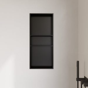 DeerValley DV-1SN0345B Shower Niches Matte Black Triple-Tier 12x30